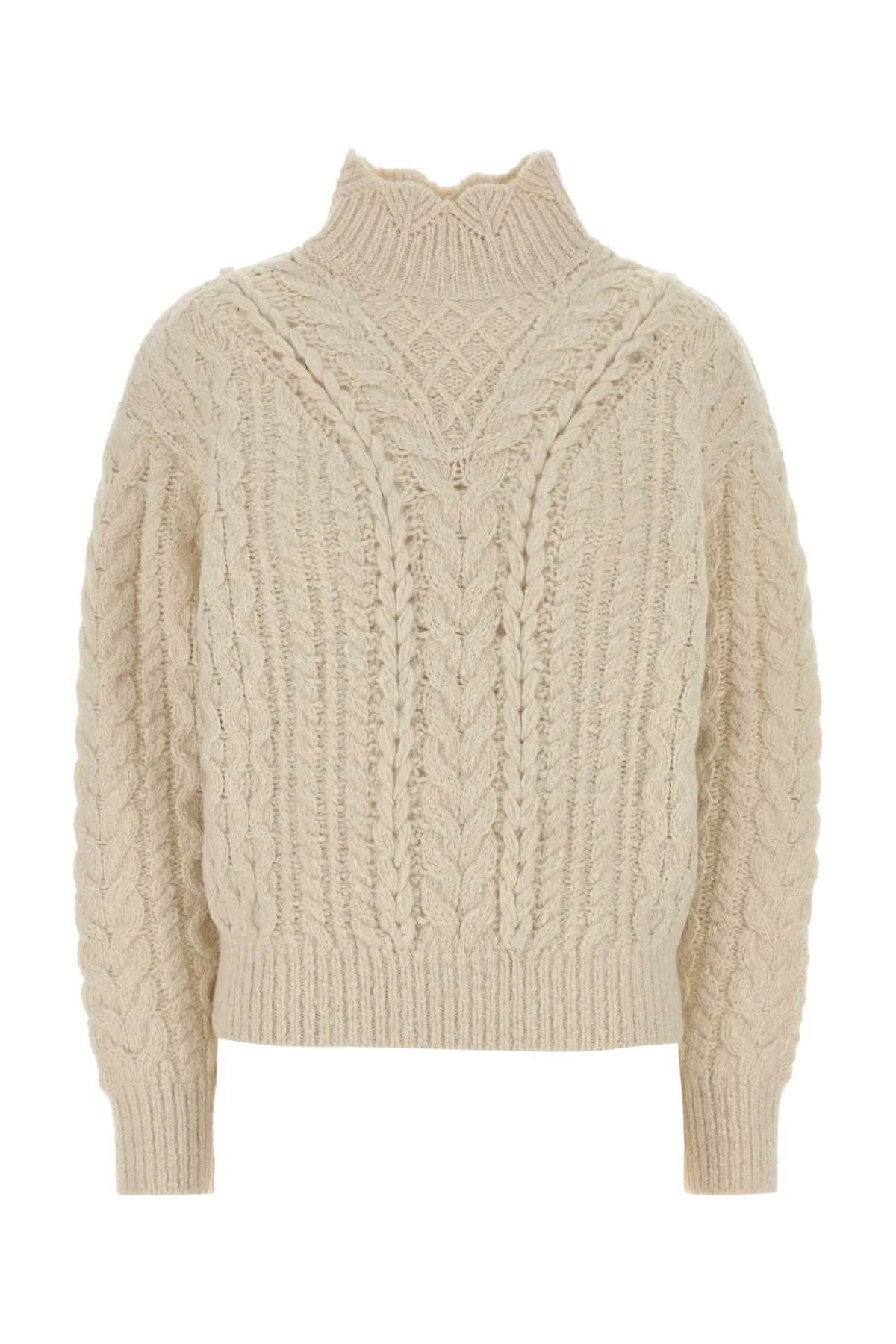 Isabel Marant Etoile Women Ivory Cotton Blend Bolinea Sweater - 1