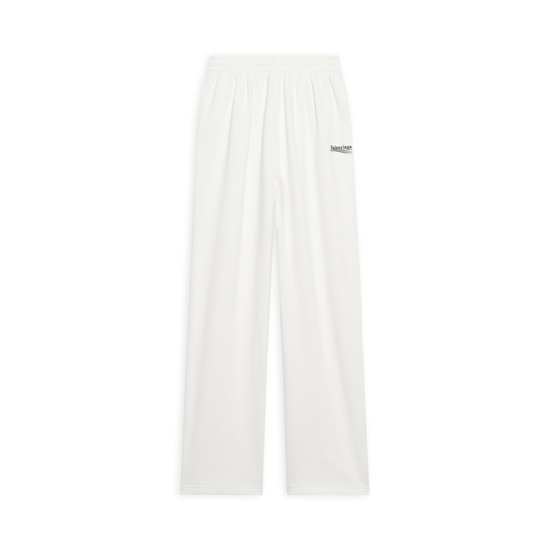 Men's Political Campaign Jogging Pants in White - 1