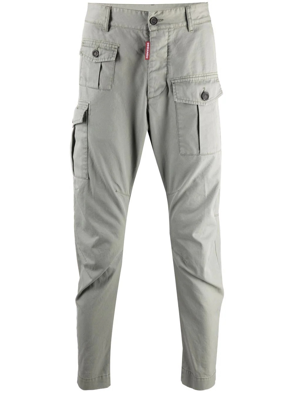 panelled cargo-pocket trousers - 1