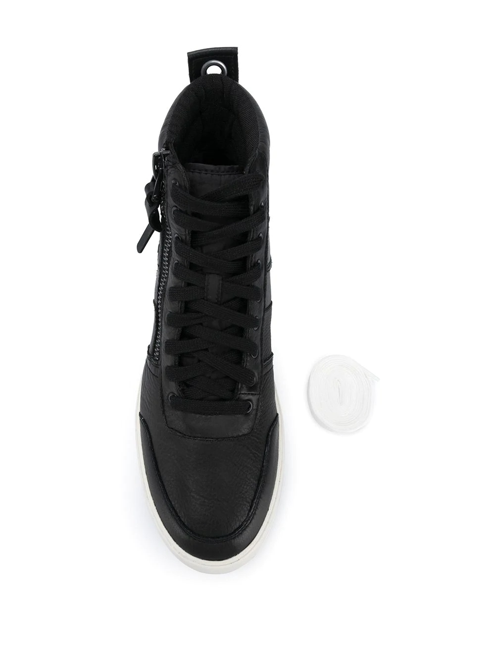 panelled effect sneakers - 4