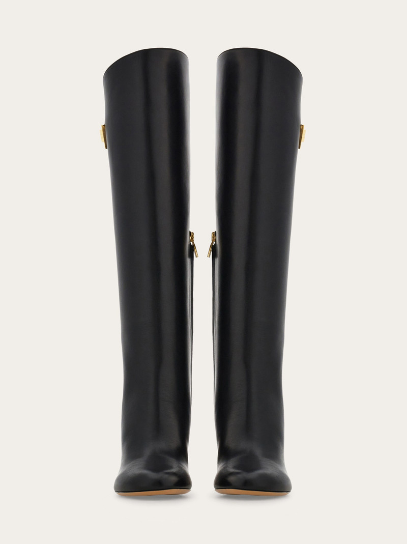 FERRAGAMO Knee high boot with Hug buckle detail outlook