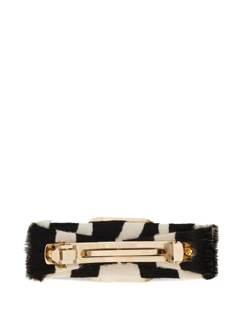 Vara Bow zebra-print hairclip 3