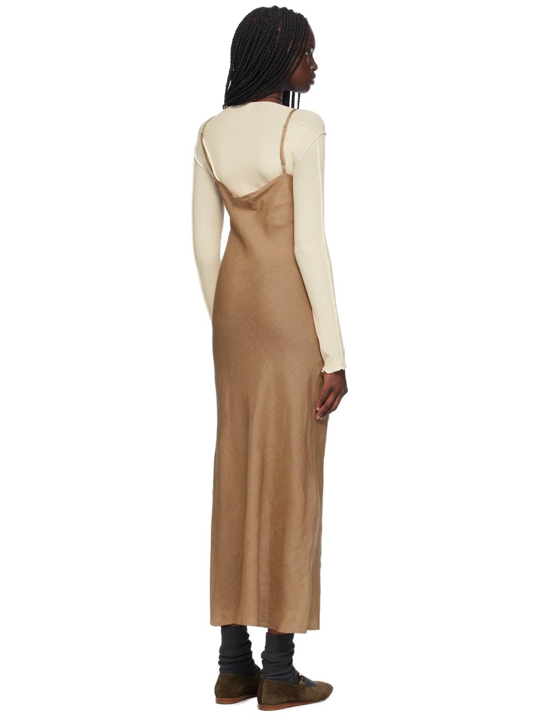 Beige Dydine Maxi Dress - 3