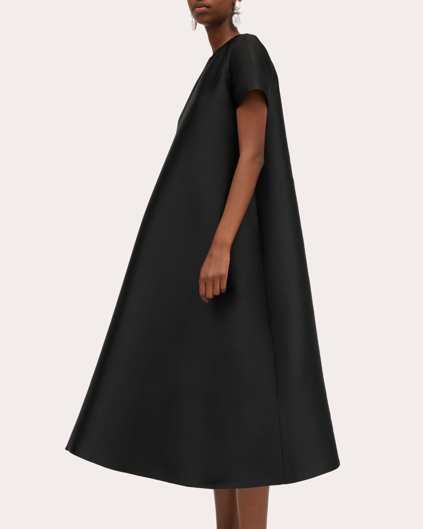 Doma Atelier Asymmetric Silk-Blend Midi Dress - 4