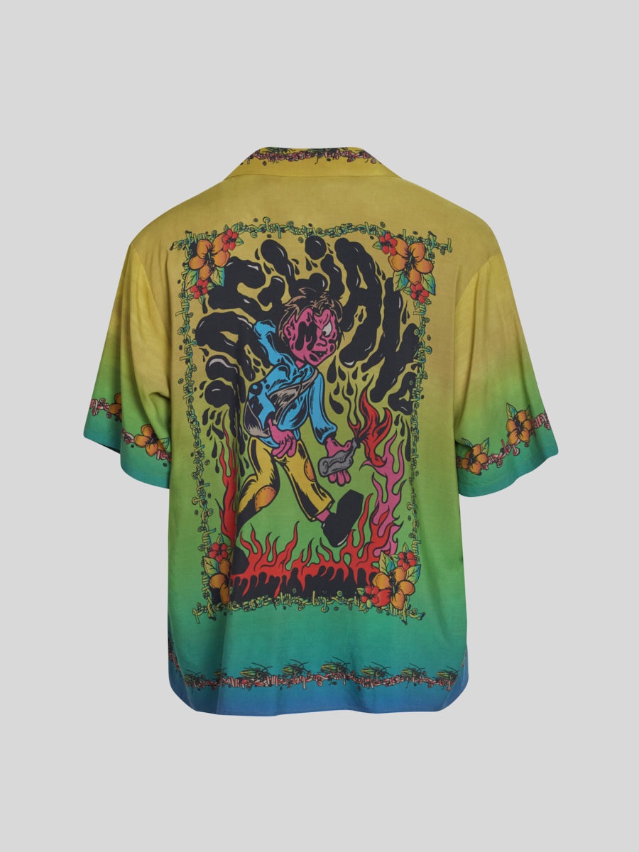 Souvenir Shirt Riot Print - 6