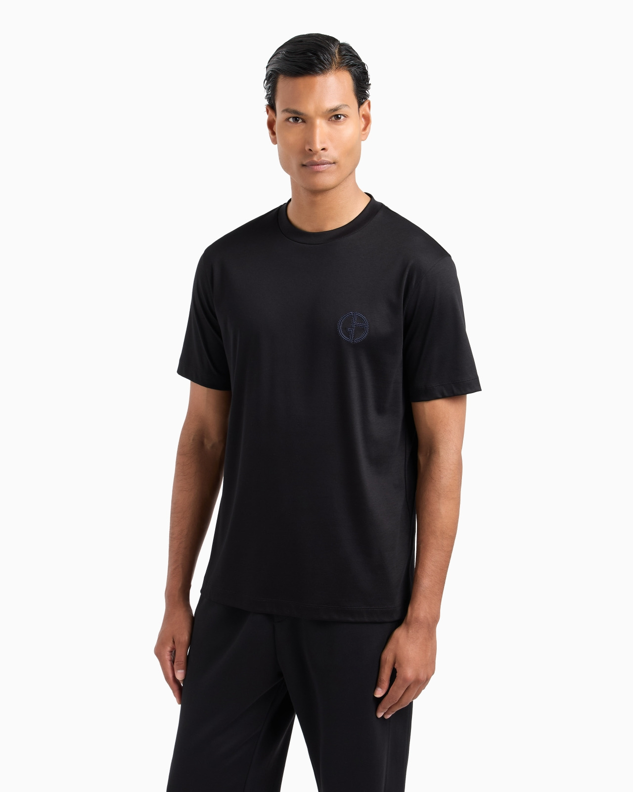 Cotton interlock crew-neck T-shirt - 4