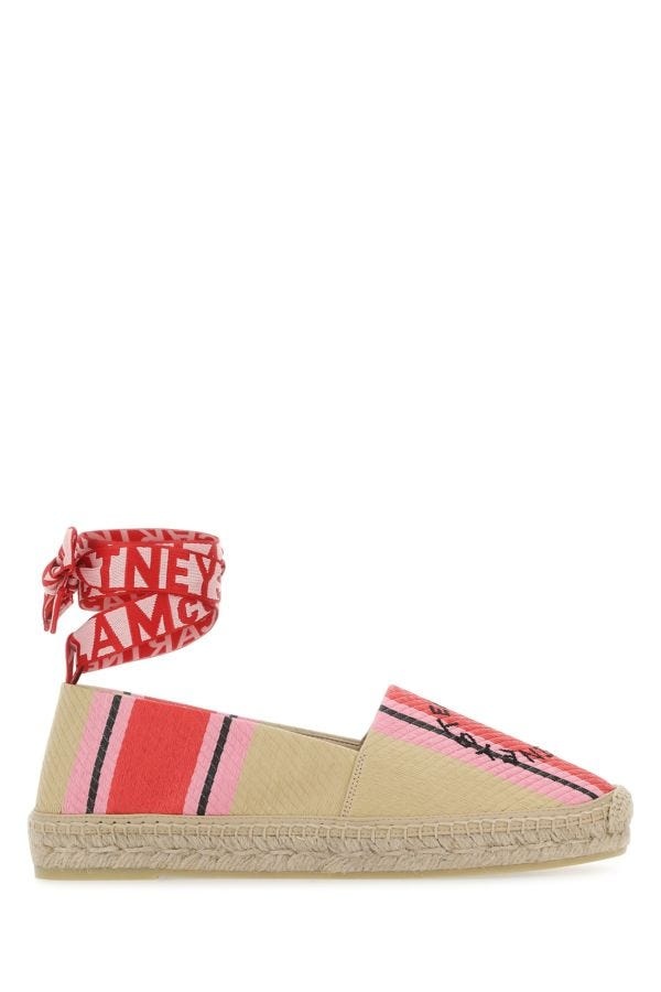 【Stella McCartney】 Multicolor raffia Gaia espadrilles Stella McCartney Multicolor raffia Gaia espadrilles