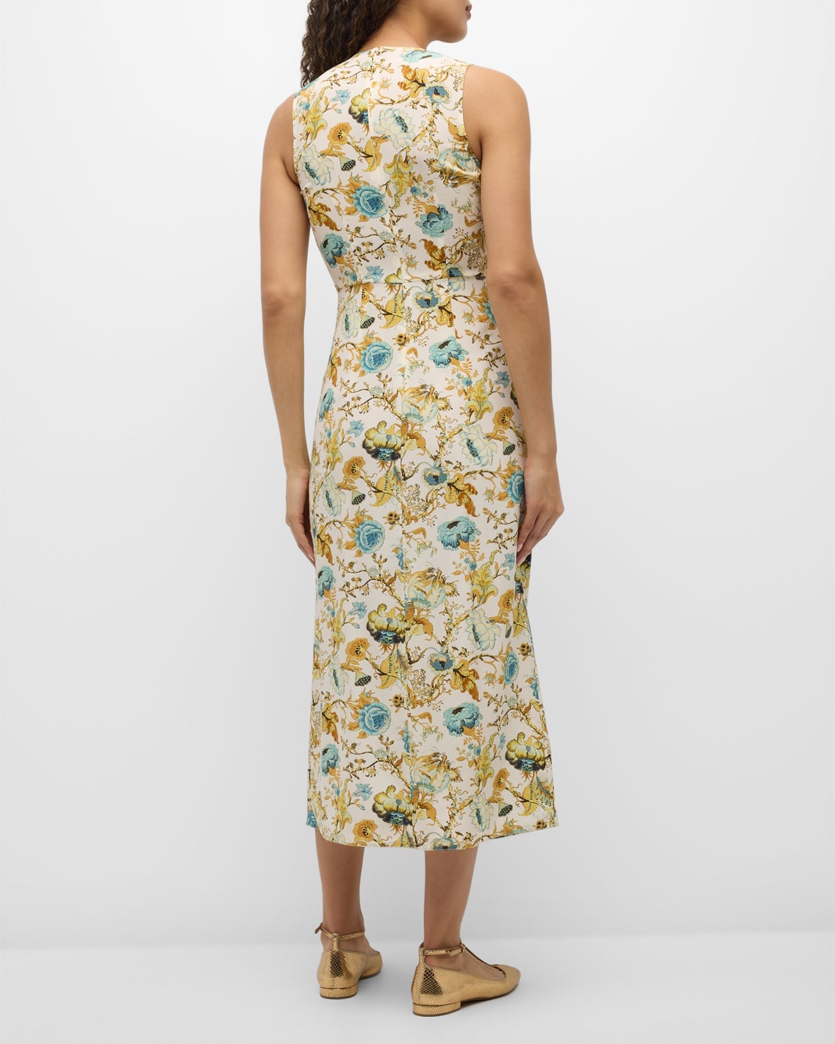 Lorna Floral Midi Dress - 6