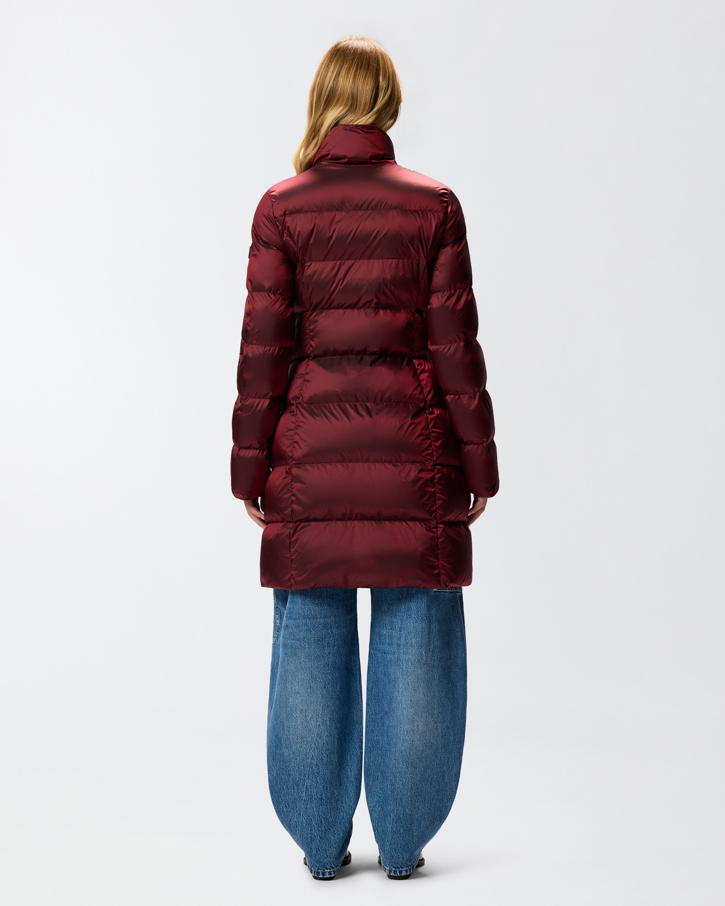 LONG CANVAS DOWN JACKET - 4