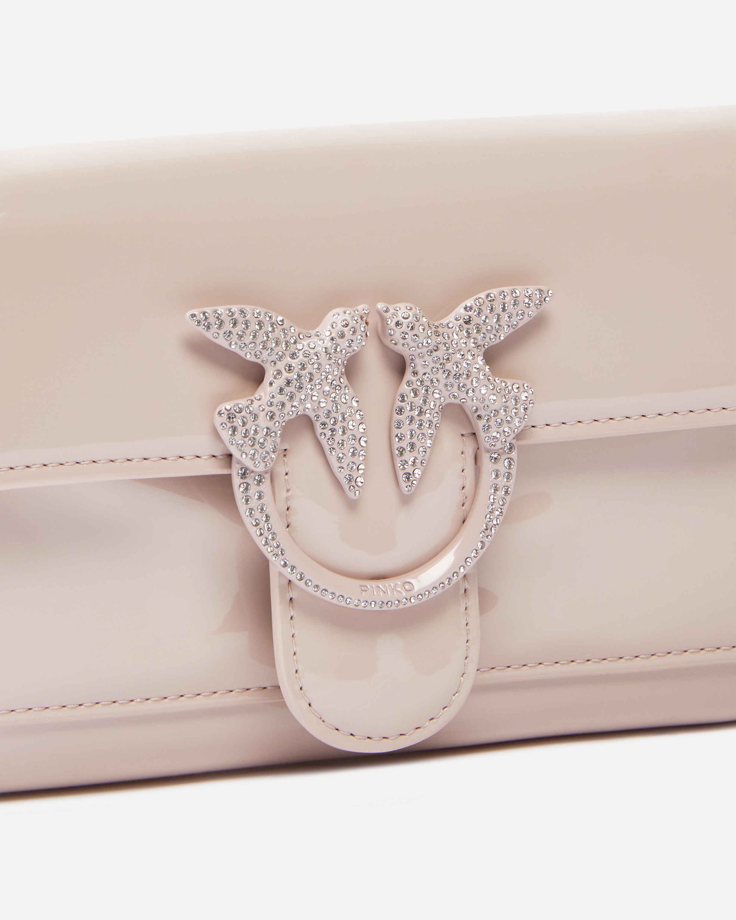 PATENT BIRD BUCKLE WALLET WITH SHOULDER STRAP - 3
