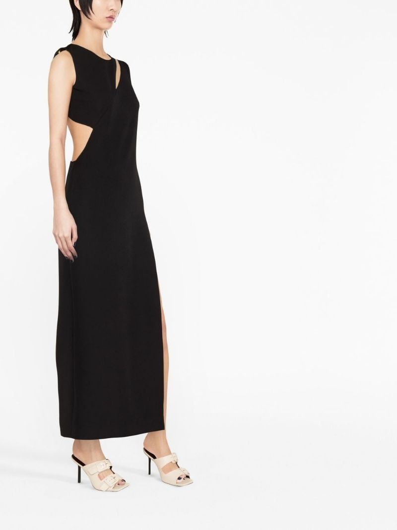 cut-out maxi dress - 3