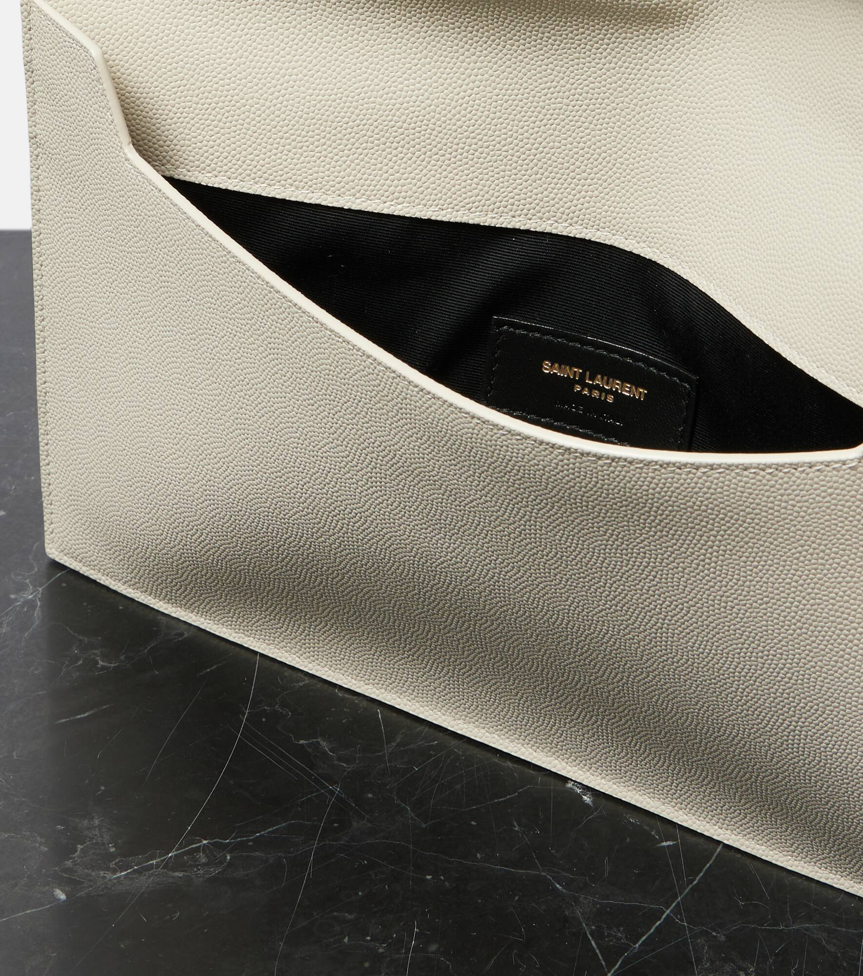 Uptown leather clutch - 3