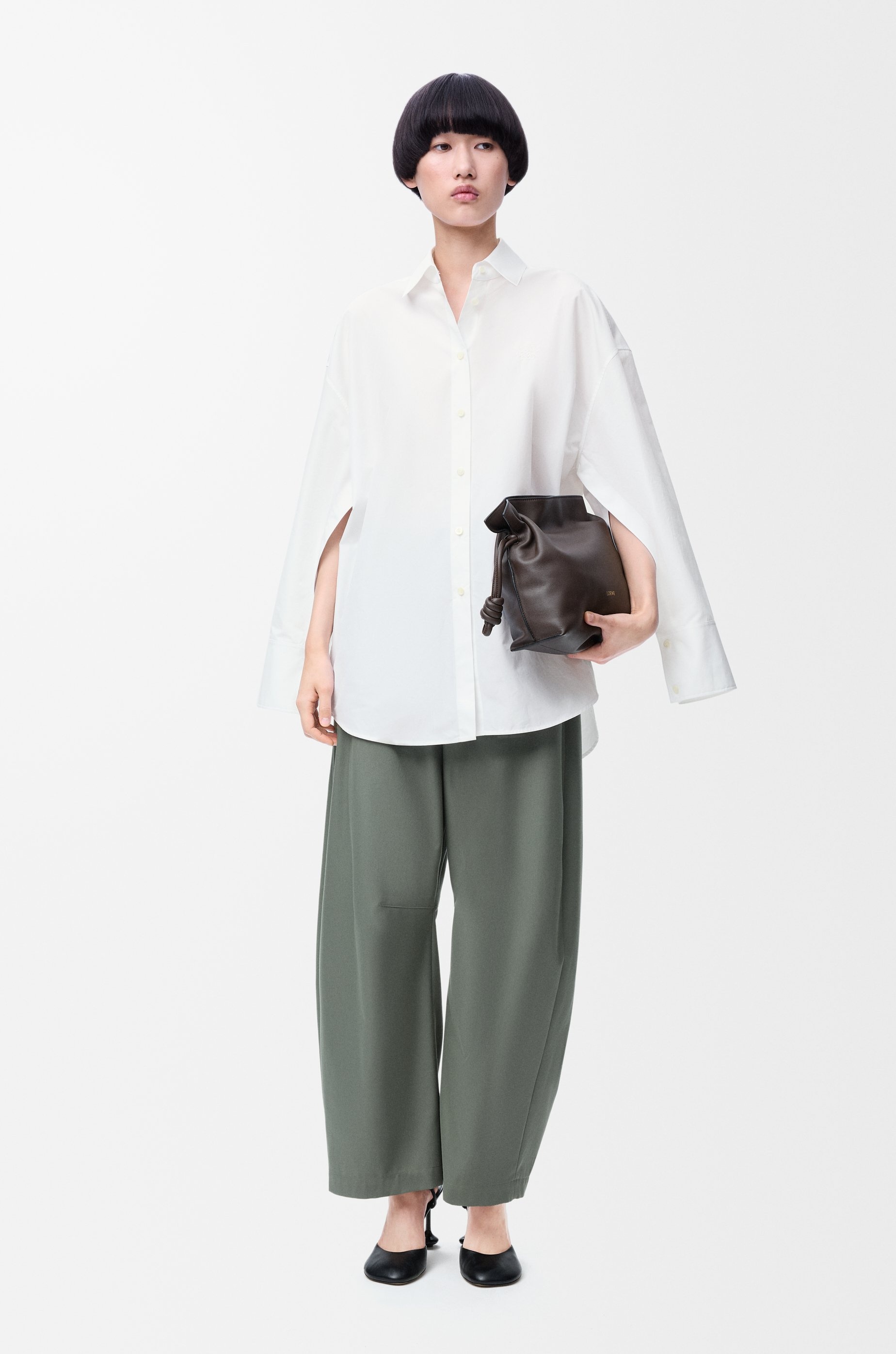 Cape shirt in cotton - 2