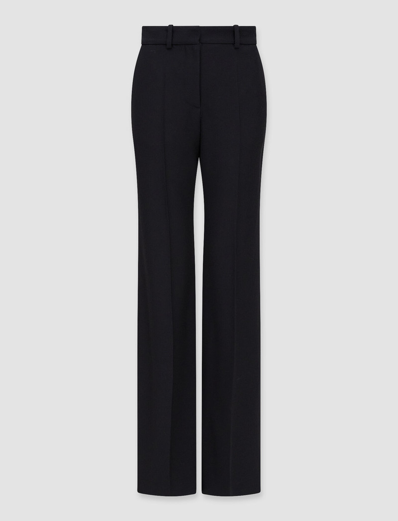 Wool Viscose Faille Morissey Trousers - 1