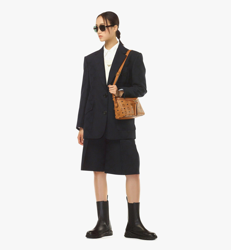 MCM Diamond 3D Shoulder Bag in Visetos Leather Mix outlook