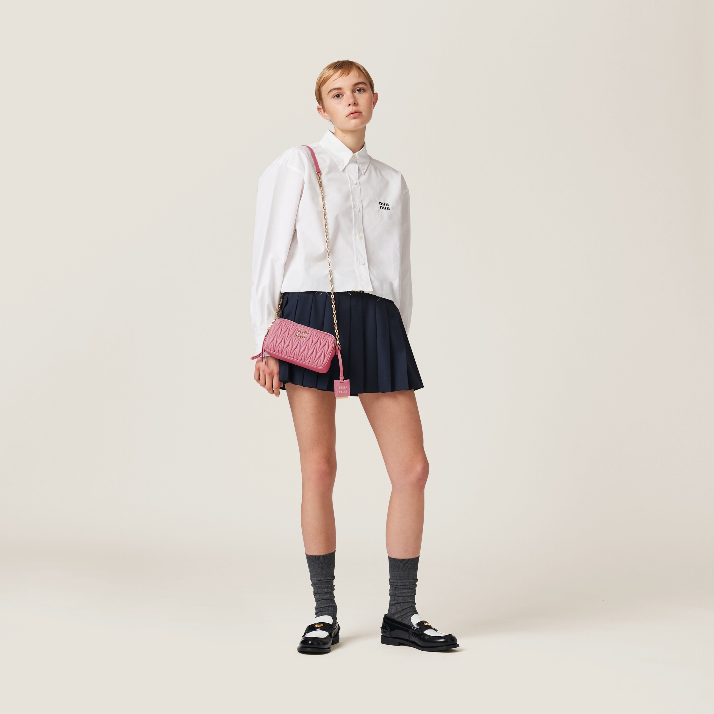 Matelassé nappa leather mini-bag - 5