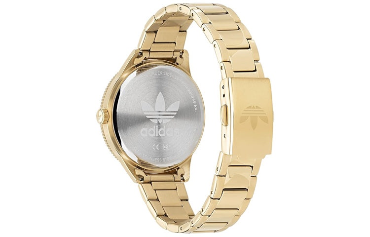 (WMNS) adidas Stainless Steel Gold-Tone Bracelet Watch 'Gold' AOFH220612I - 4