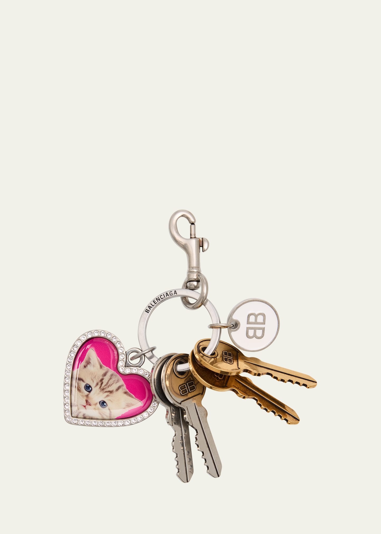 Heart Charms Keyring - 1