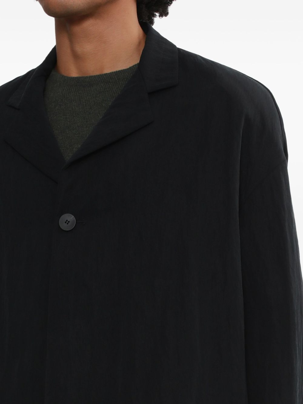 single-button lapels jacket - 5
