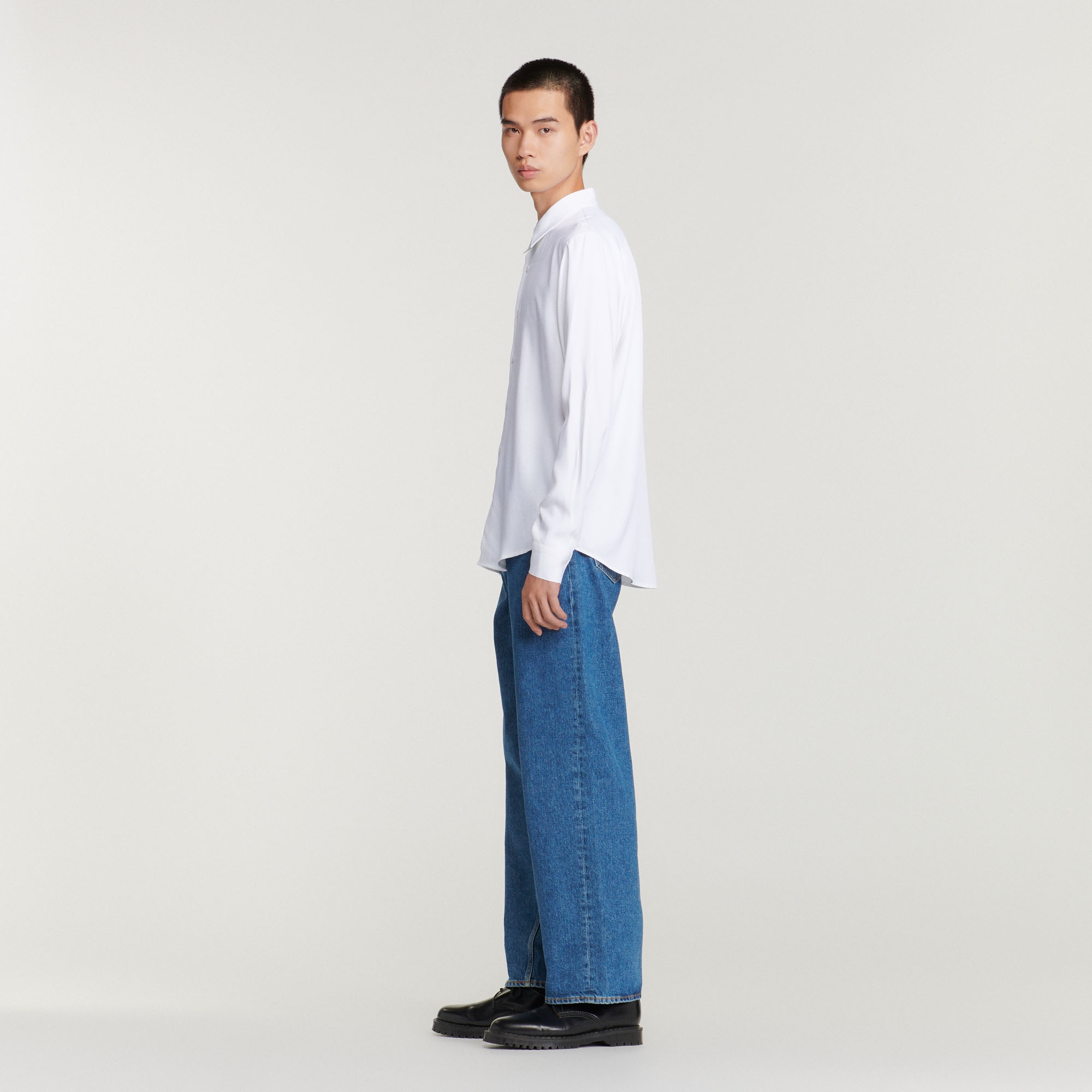 Flowing long-sleeved shirt - 7