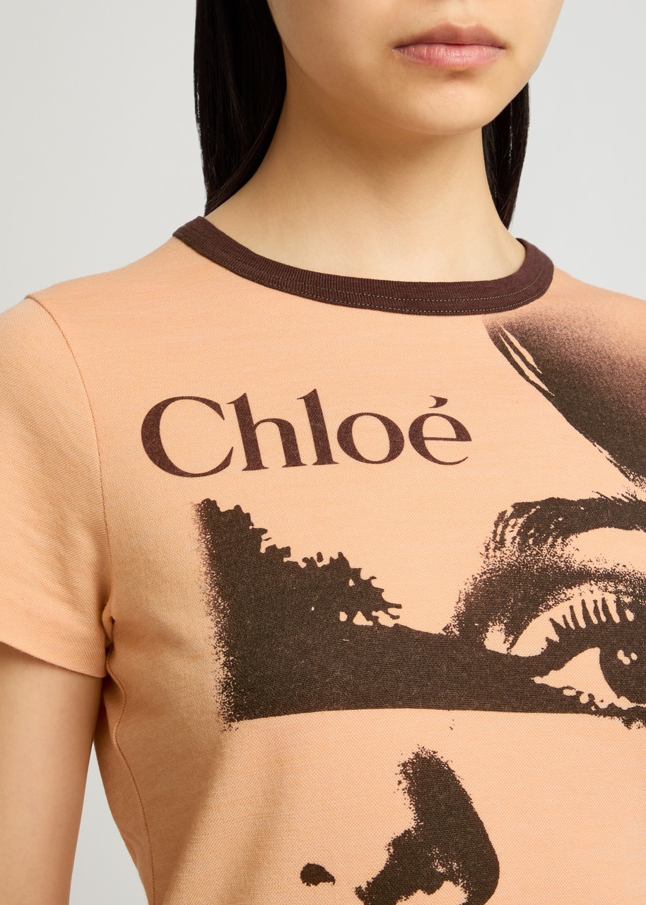 Chloe Printed Jersey T-shirt - 5