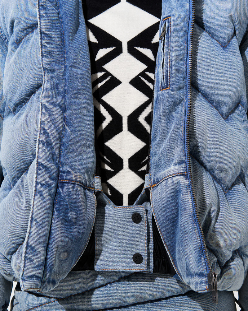 Denim Puffer Jacket 6