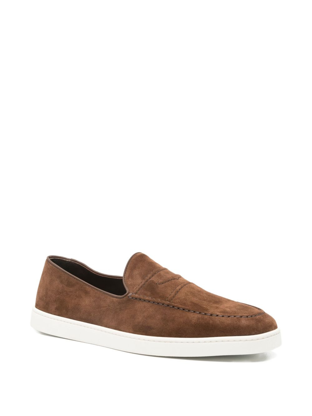 suede-leather loafers - 2