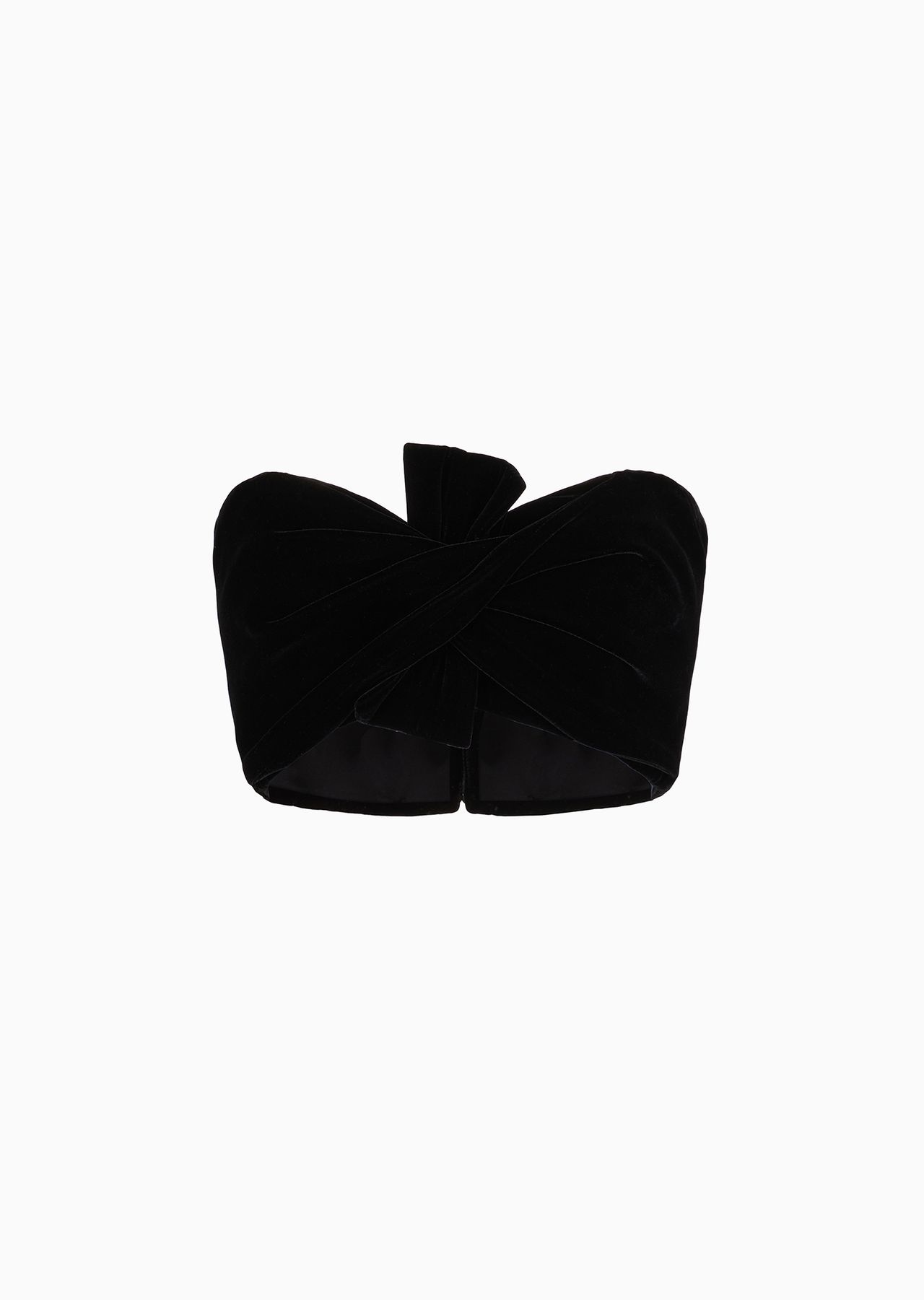 Velvet bustier top - 1