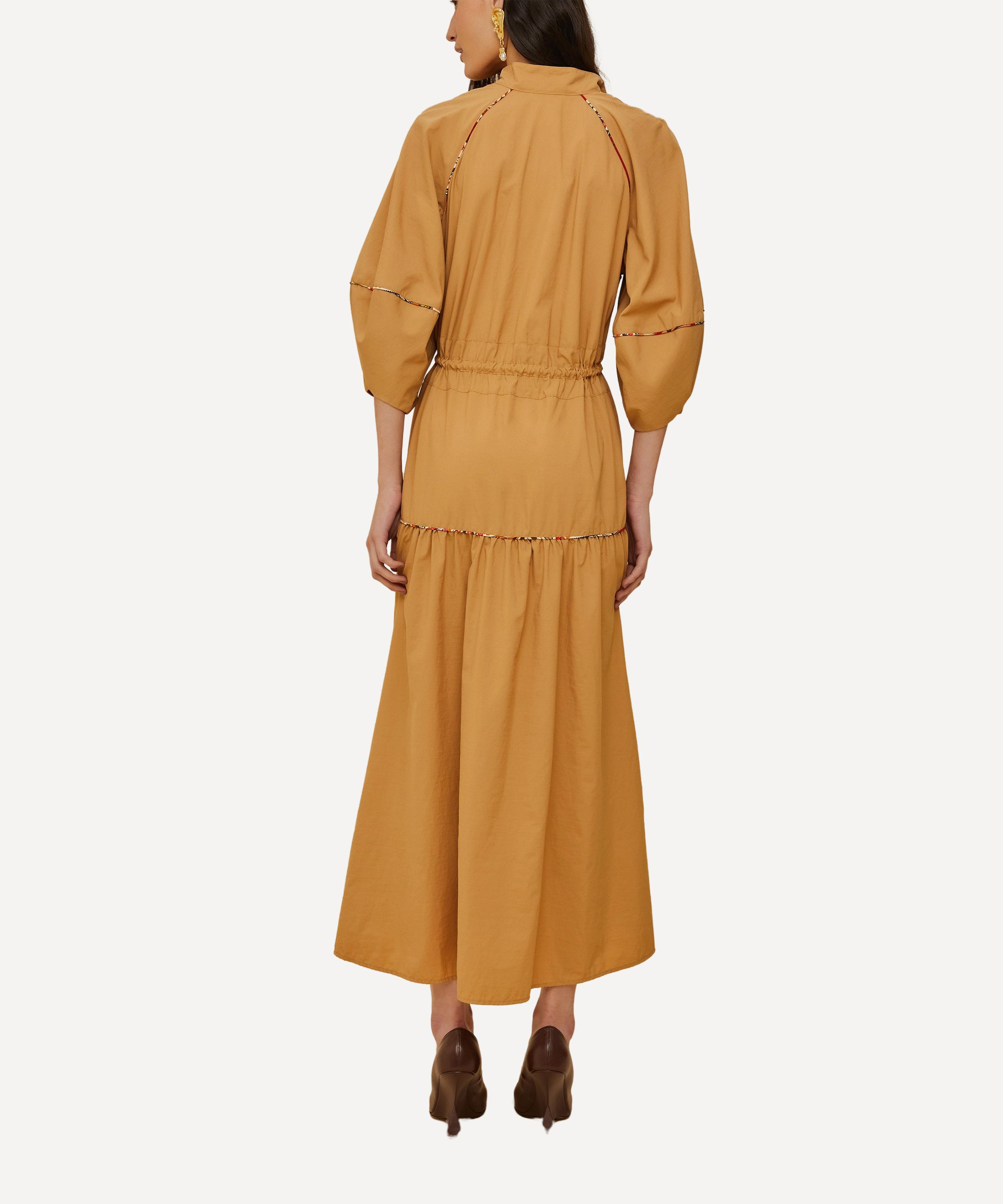 Caramel Chemise Midi Dress - 2