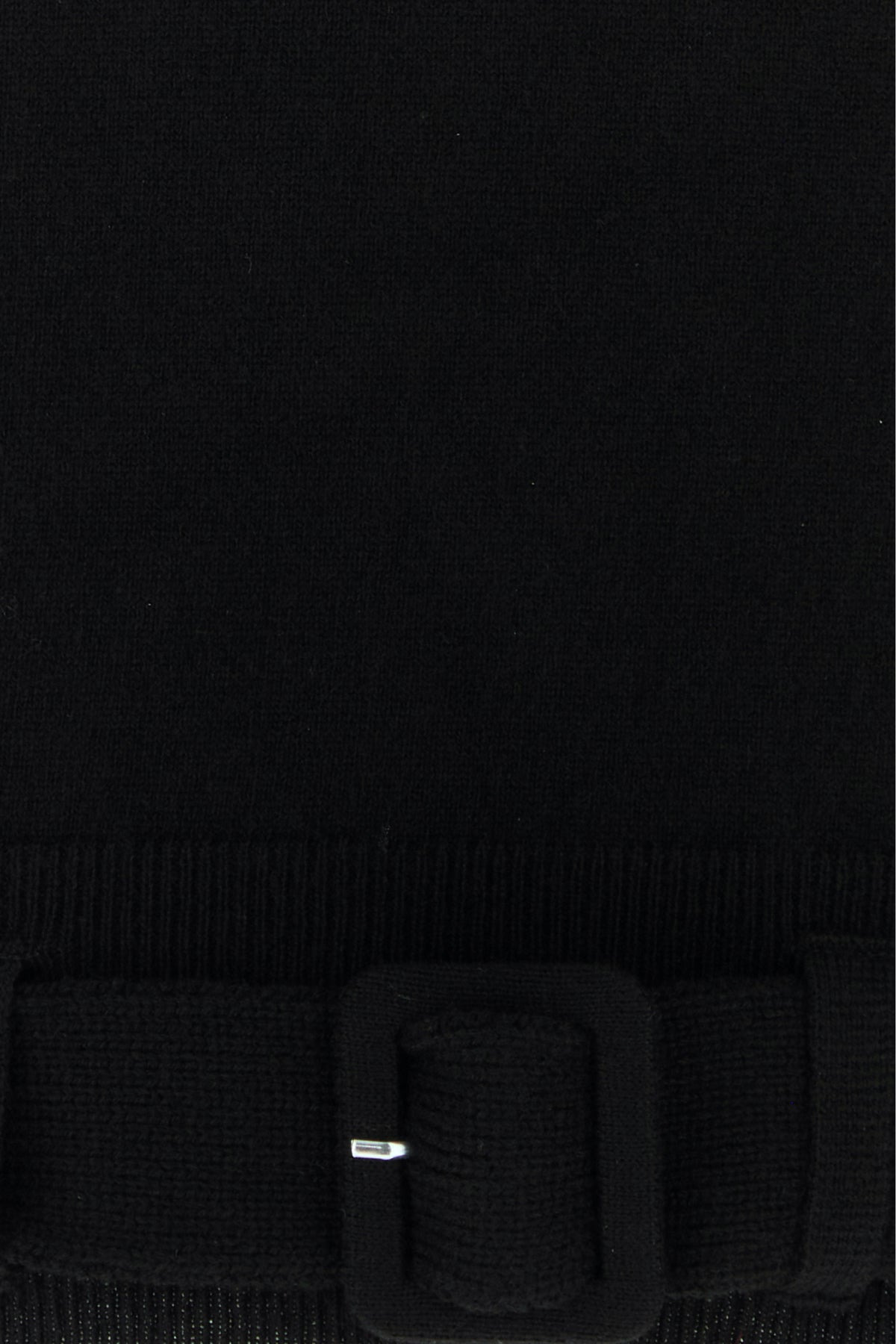 Black wool blend sweater - 3