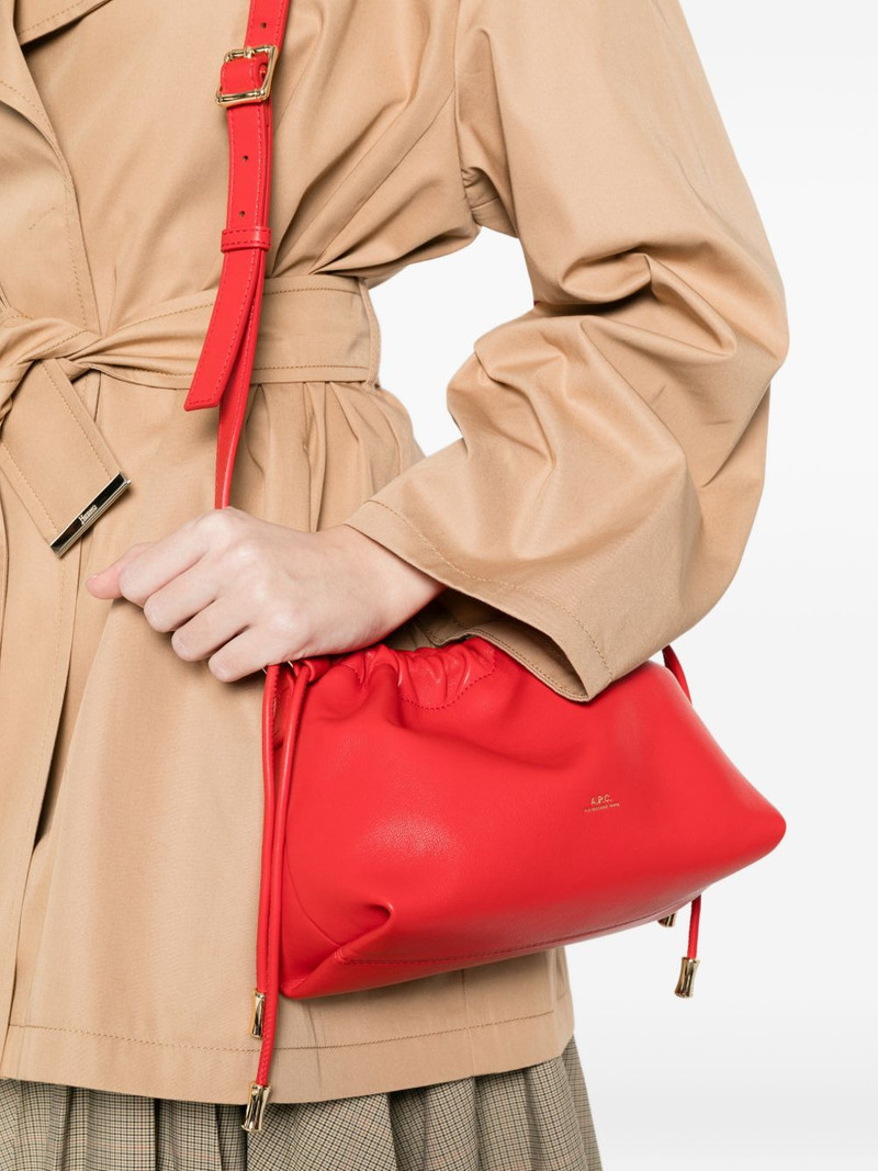 A.P.C. mini log-detail crossbody bag outlook