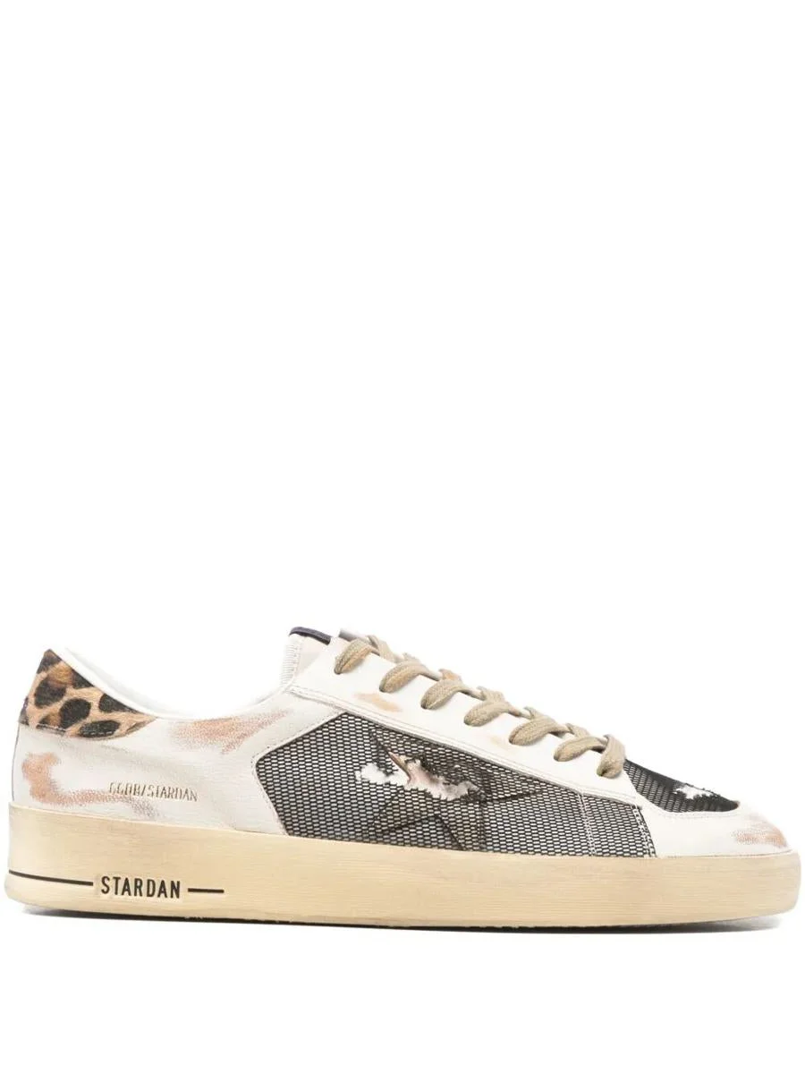 Golden Goose "Stardan" Nappa Leather And Net Upper Nappa Toe Nylon Tongue And Horsy Heel Shoes - 1