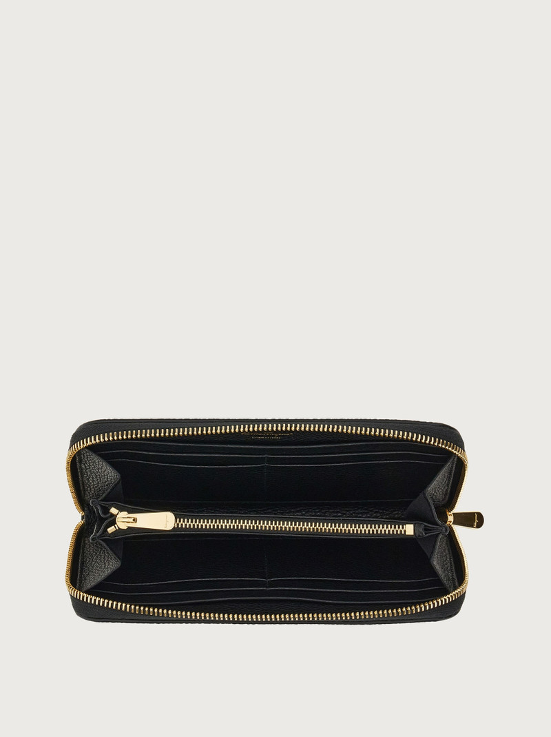 FERRAGAMO Gancini continental wallet outlook