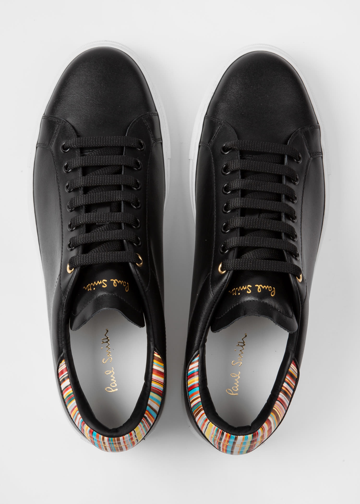 Leather 'Beck' Sneakers With 'Signature Stripe' Heel Panels - 5