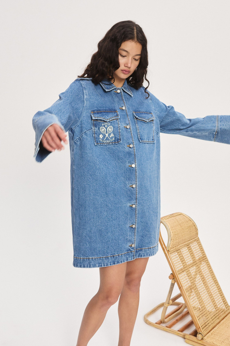 Stephi Denim Mini Dress 6