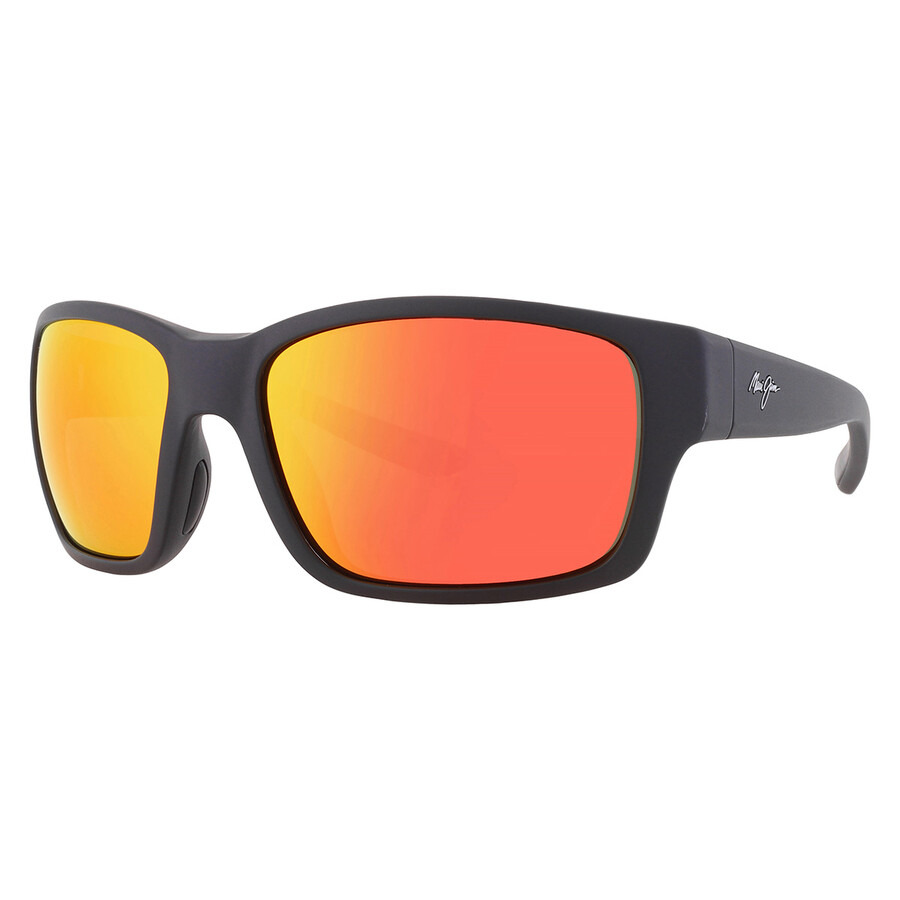 Maui Jim Mangroves Hawaii Lava Wrap Men's Sunglasses RM604-02A 60 - 2