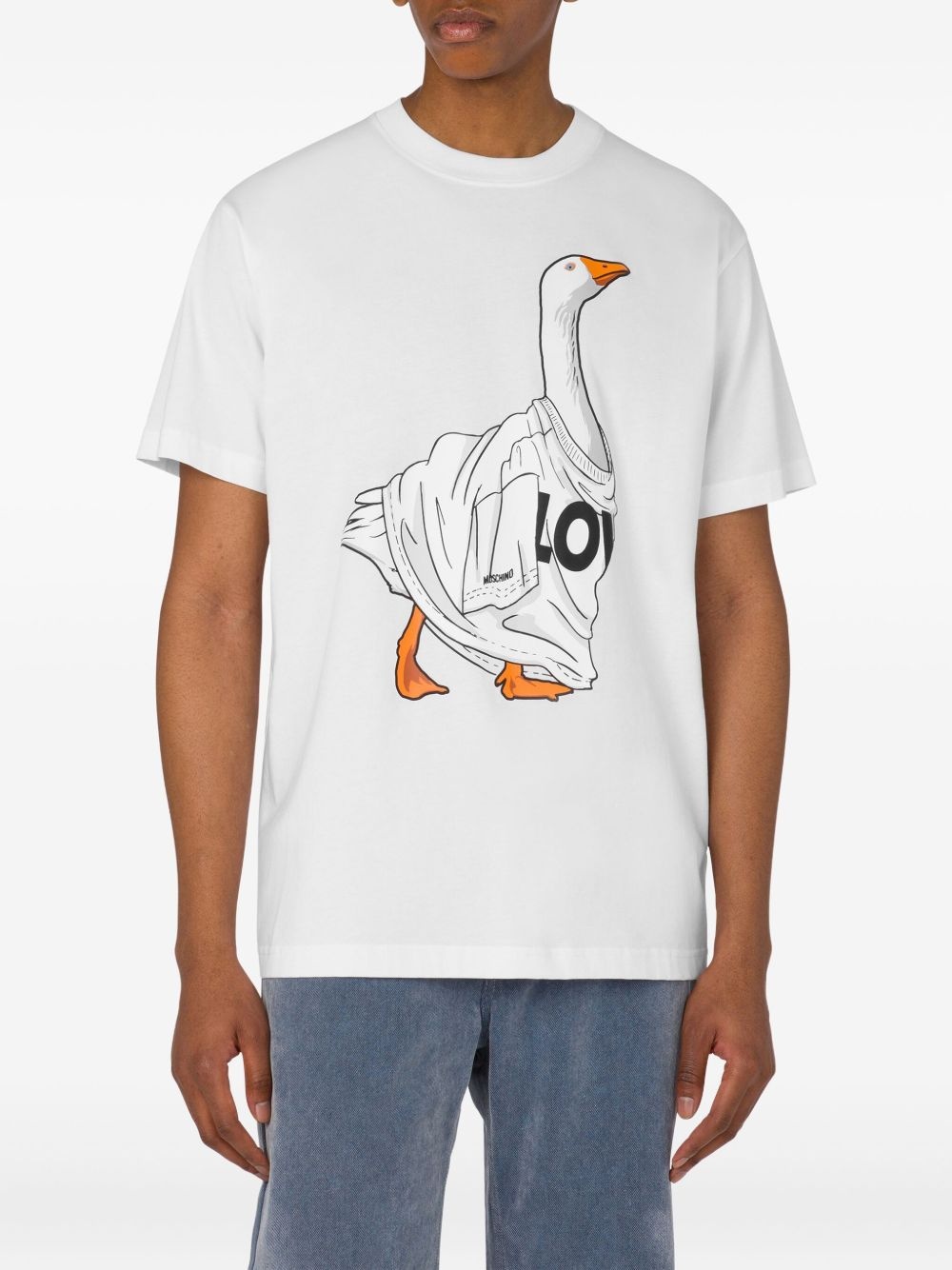 goose-print T-shirt - 3
