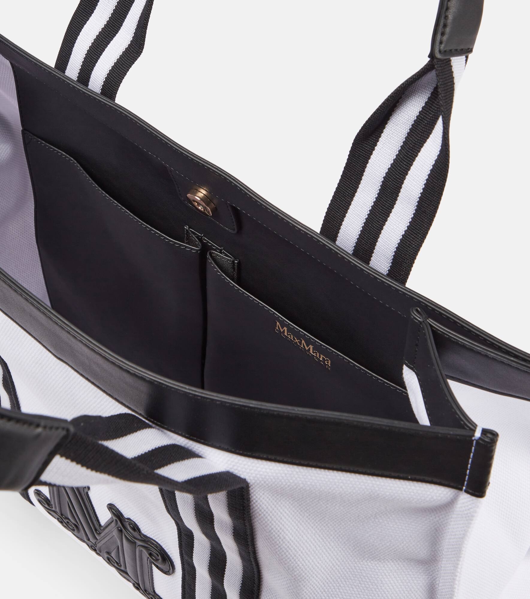 MAX MARA Palau Large canvas tote bag トートバッグ Palau Large canvas tote bag in white - Max Mara | Mytheresa