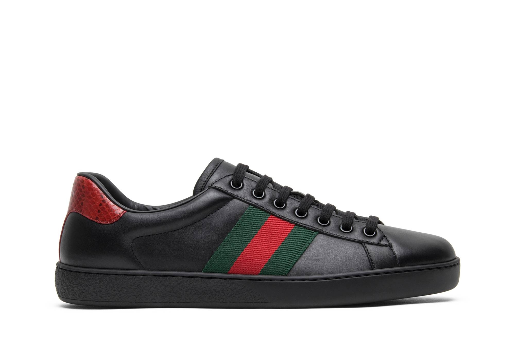 Gucci Ace Leather 'Black' - 1