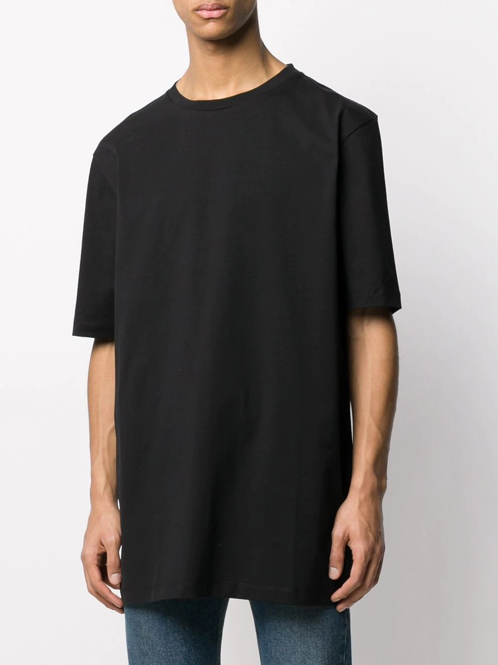 plain oversized T-shirt - 4