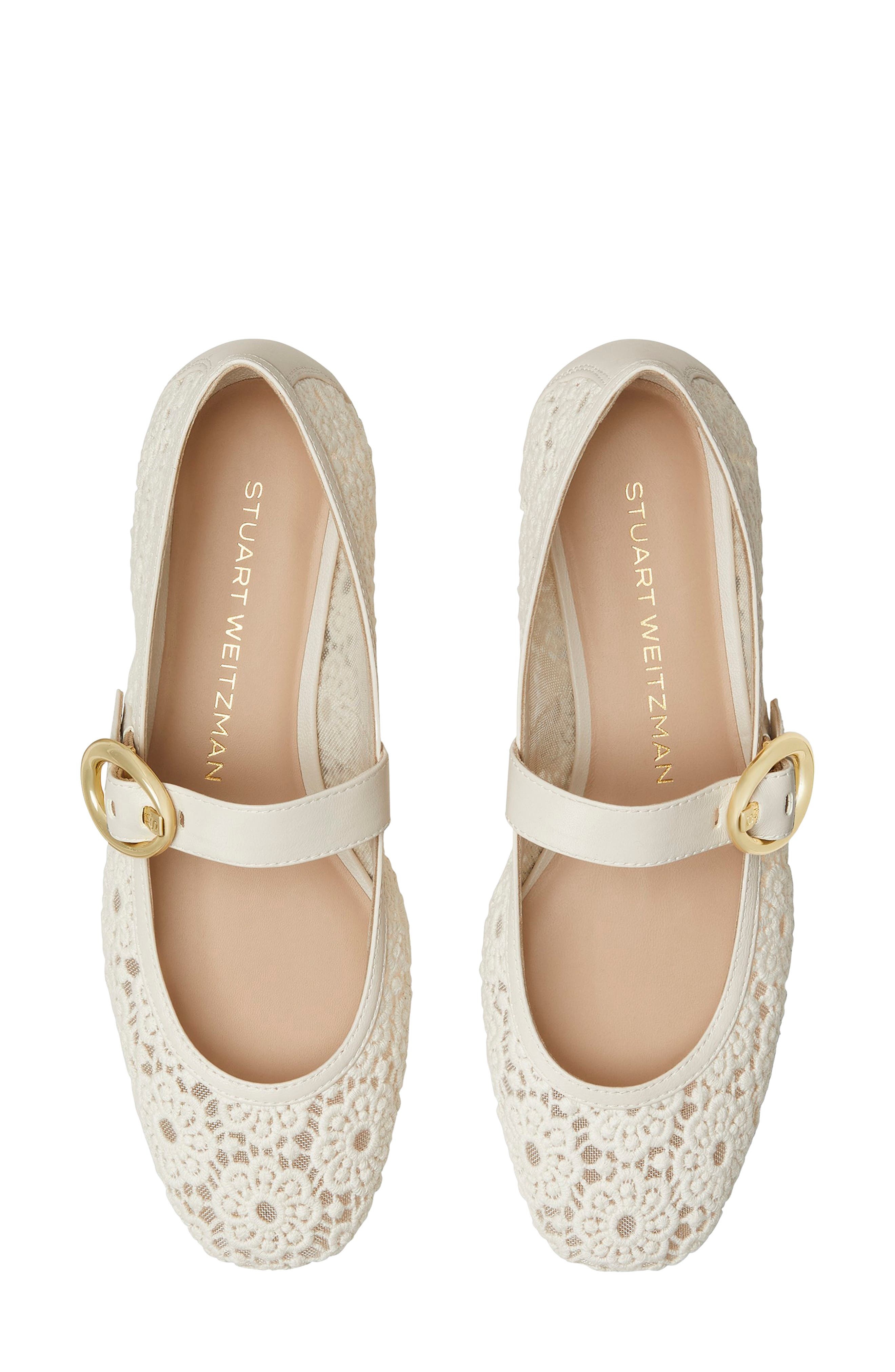 Stuart Weitzman Arabella Mary Jane in Linen at Nordstrom - 4