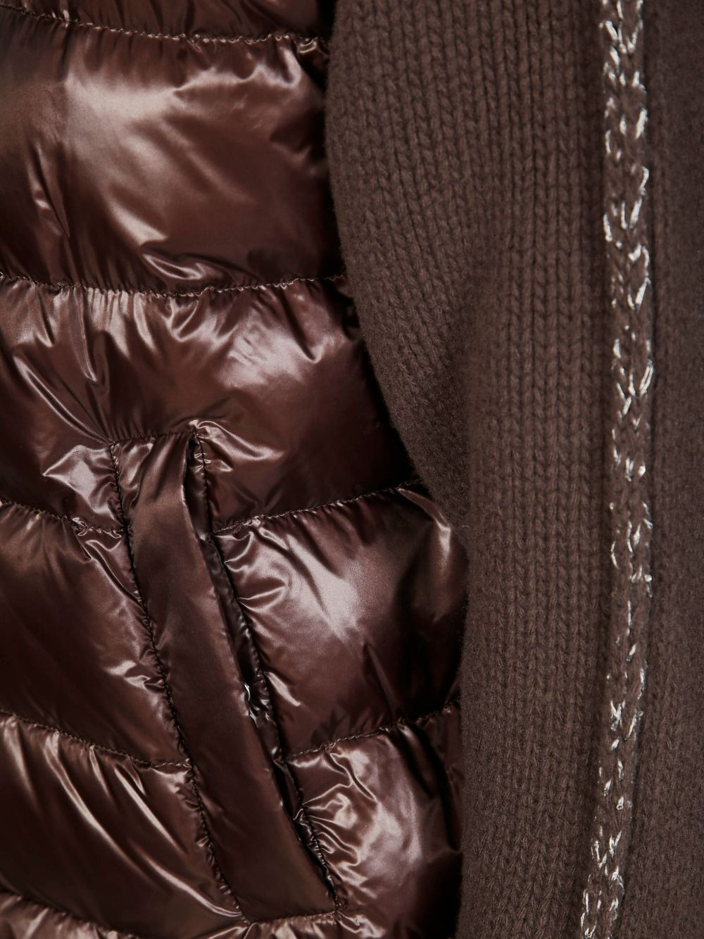 panelled padded jacket - 3