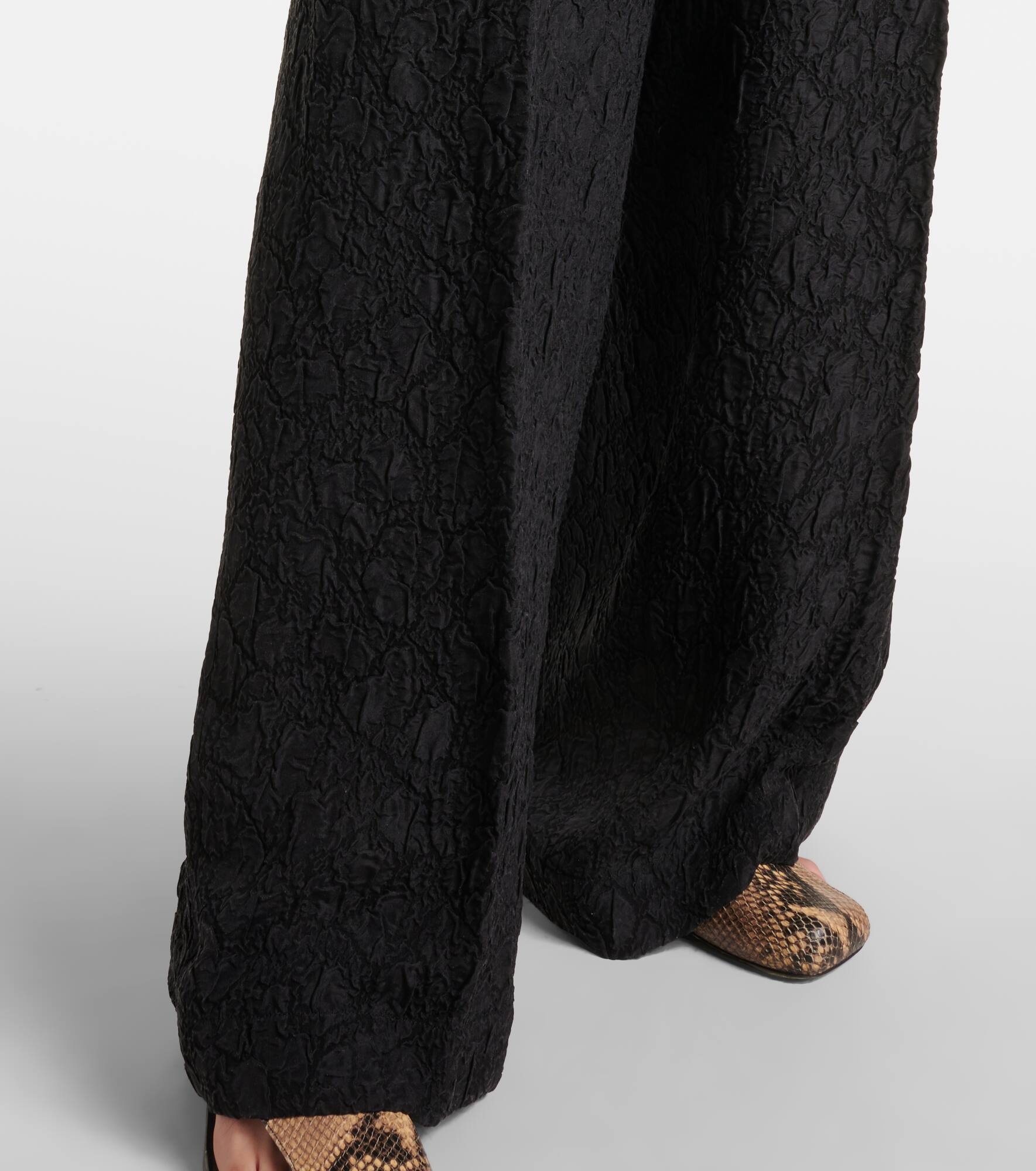 High-rise wide-leg pants - 5