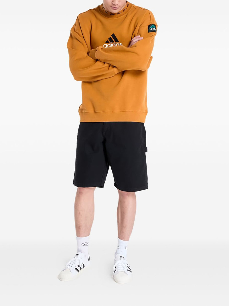 adidas EQT logo-detail crew-neck sweatshirt outlook
