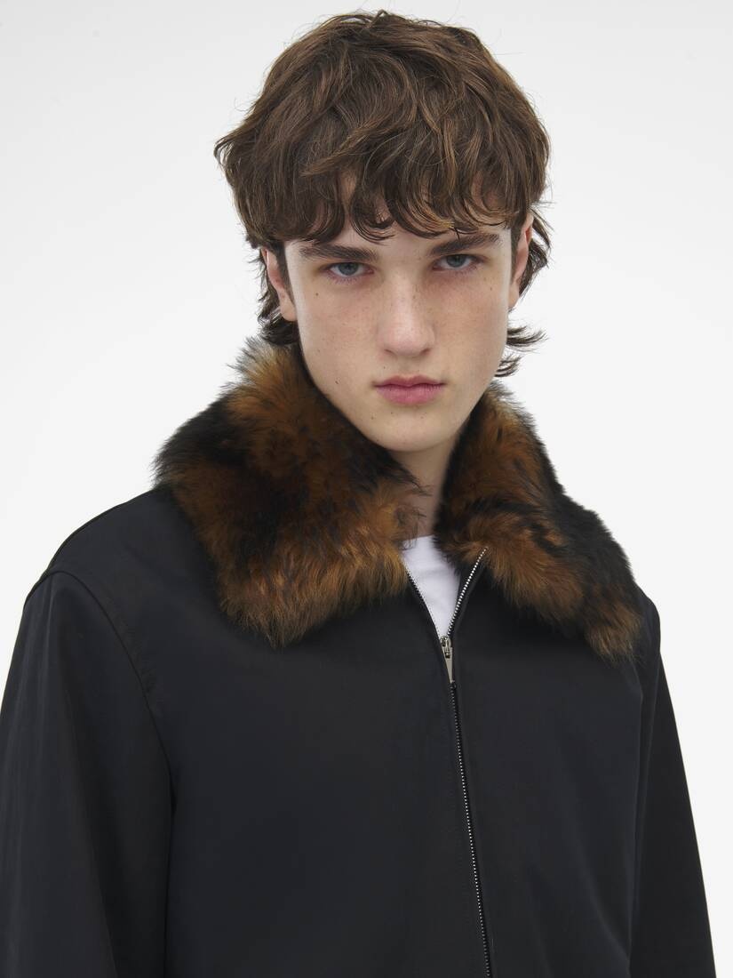 Shearling Detail Blouson - 5