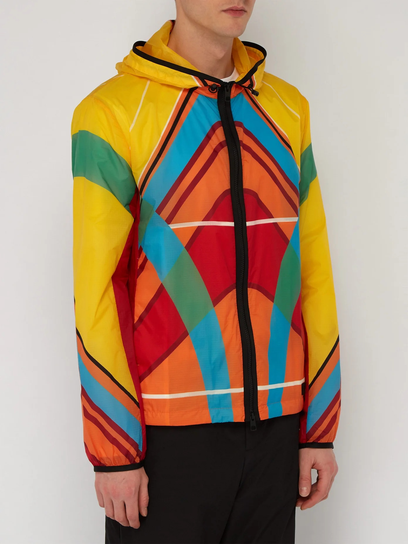 Spinner kite-print windbreaker jacket - 4