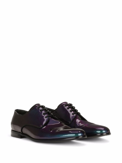 Dolce & Gabbana Raffaello iridescent Derby shoes outlook