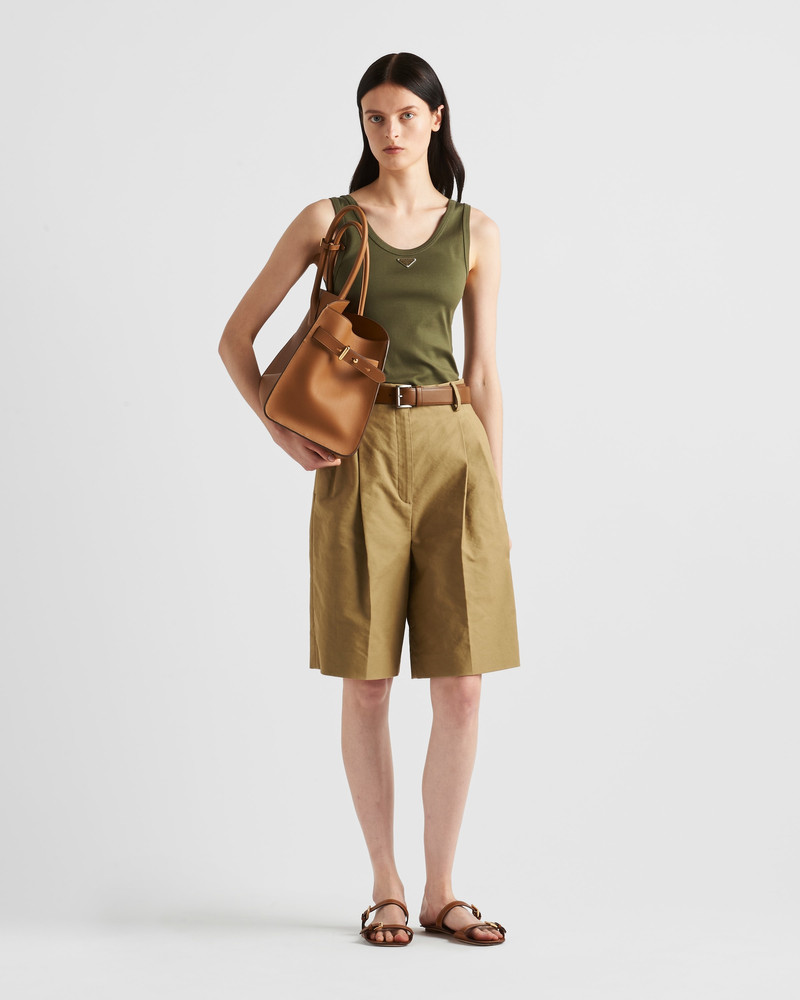Prada Ribbed knit top outlook