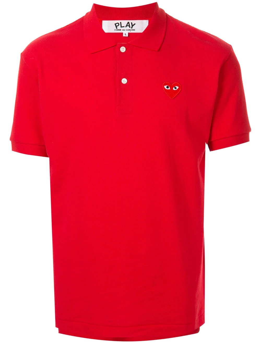 embroidered logo polo shirt - 1