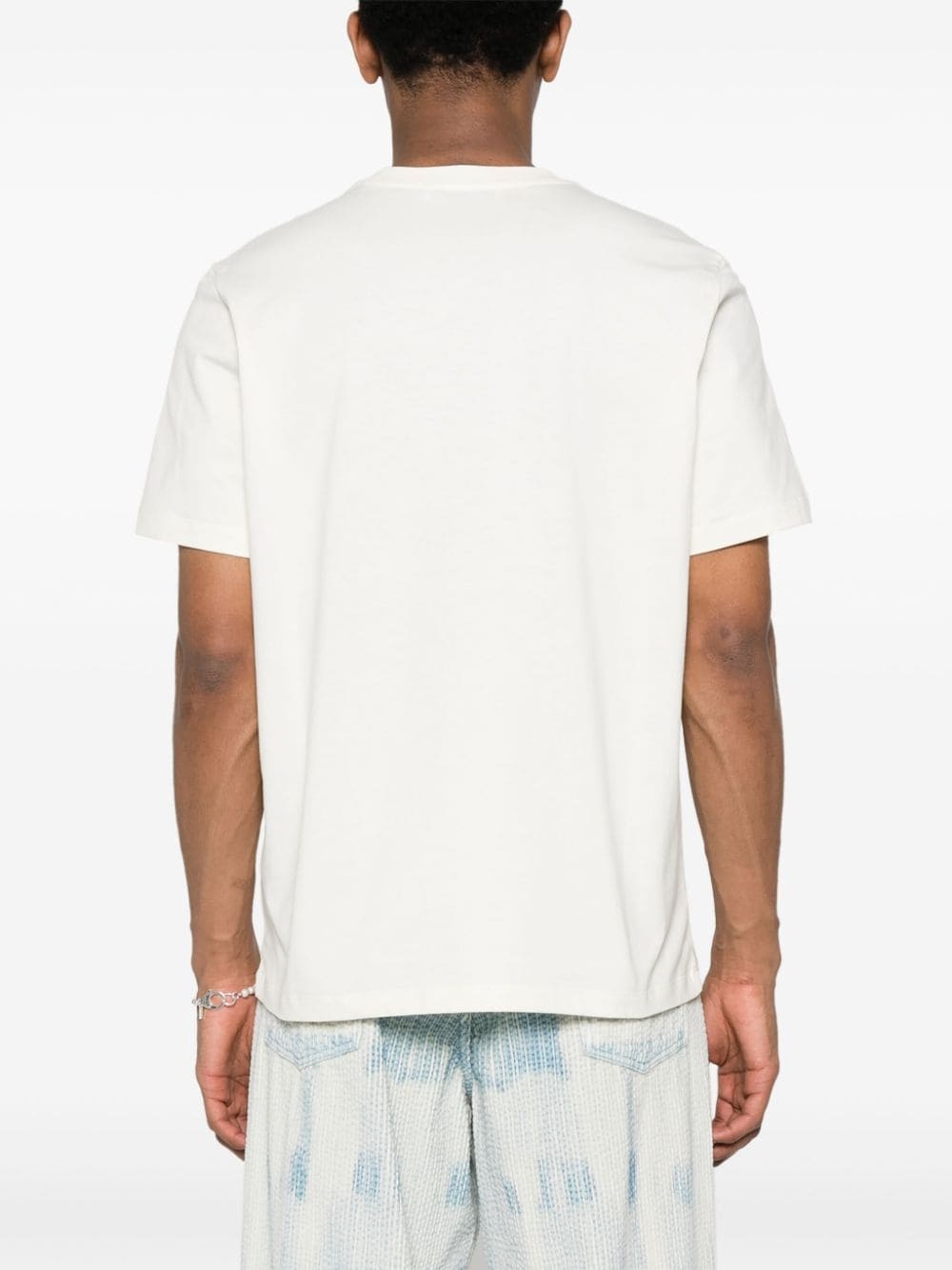 logo-print cotton T-shirt - 4
